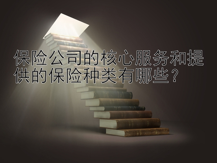 保险公司的核心服务和提供的保险种类有哪些？