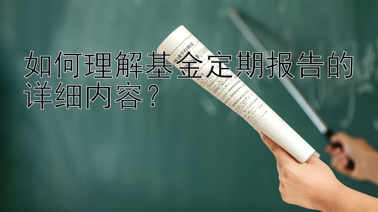 如何理解基金定期报告的详细内容？