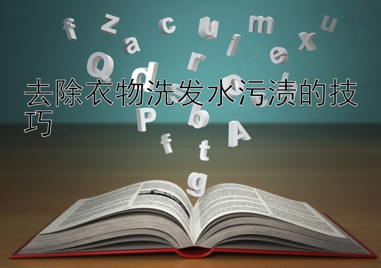 去除衣物洗发水污渍的技巧