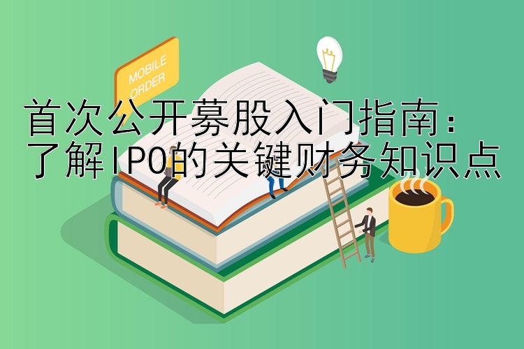 首次公开募股入门指南：了解IPO的关键财务知识点