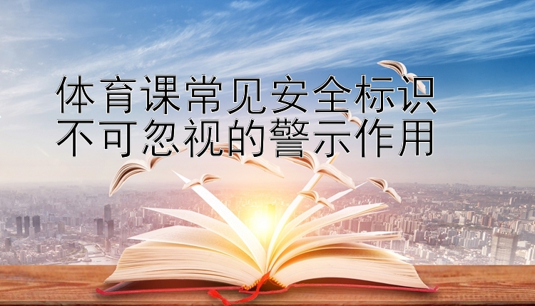 体育课常见安全标识  
不可忽视的警示作用