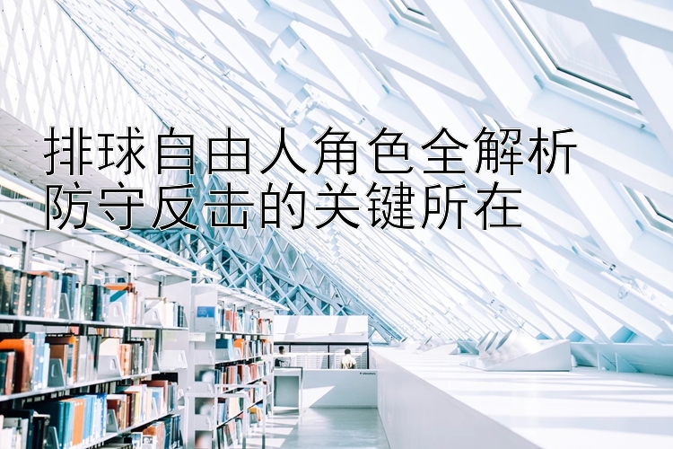 龙8官网手机版下载安装 排球自由人角色全解析  防守反击的关键所在