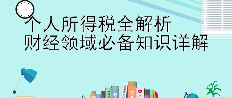 个人所得税全解析  
财经领域必备知识详解