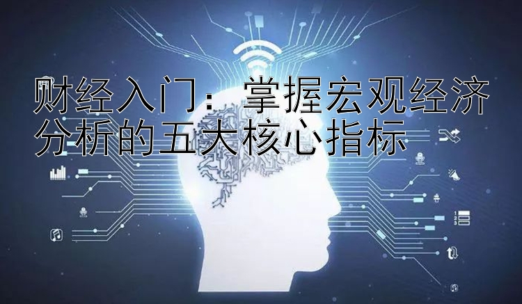 财经入门：掌握宏观经济分析的五大核心指标